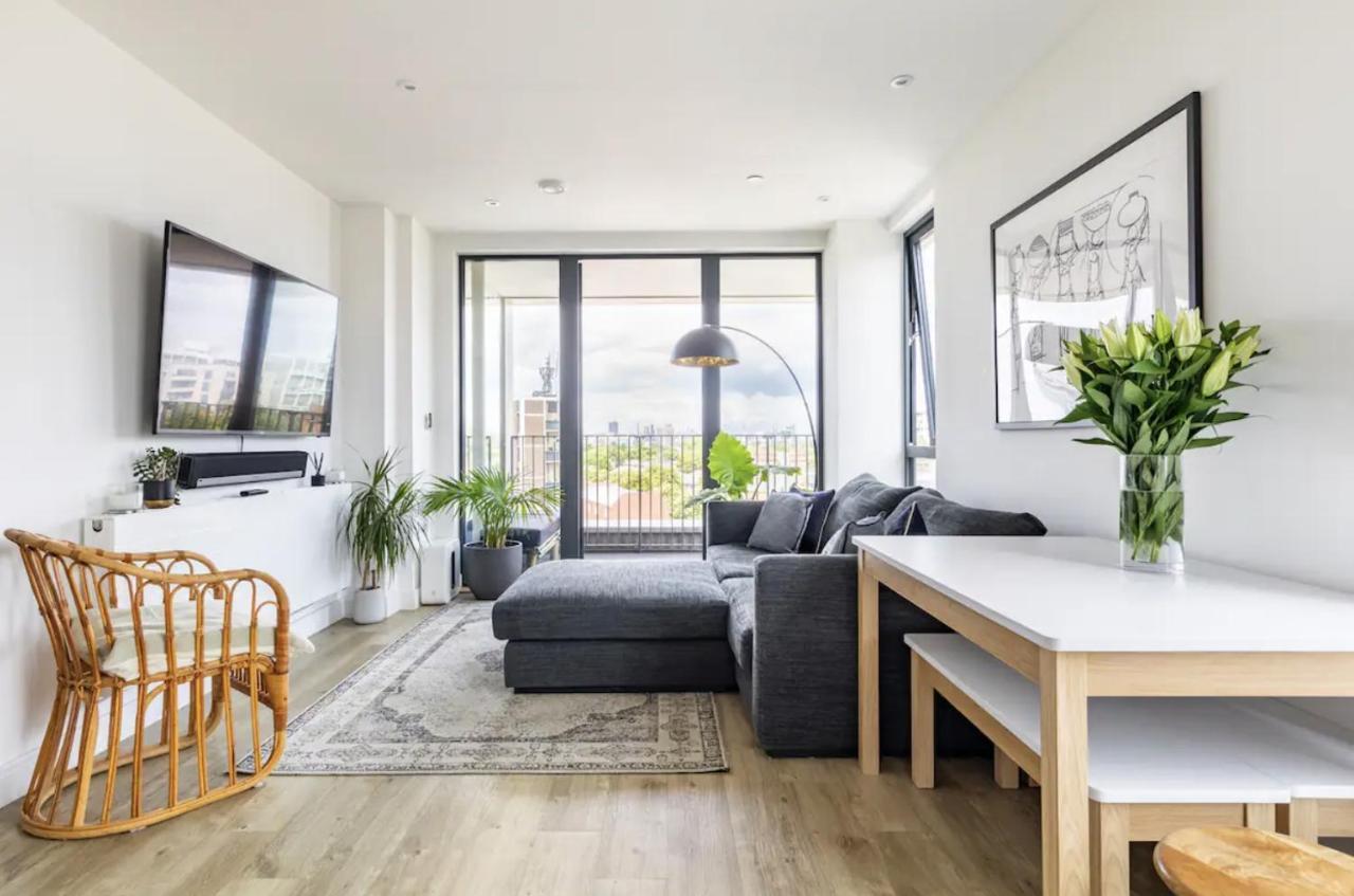 Modern 1 Bed L City Views L Work Space Londyn Zewnętrze zdjęcie